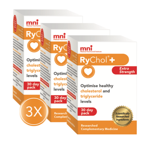 RyChol 3x Value Pack can optimise healthy cholesterol and triglyceride levels